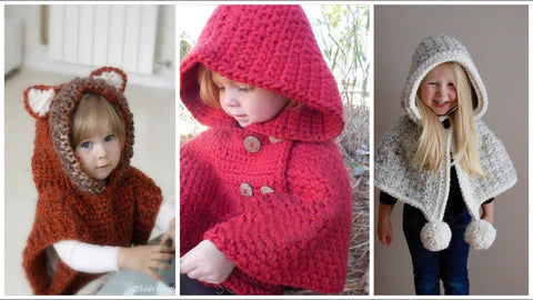 6 Beautiful and Stylish Cap Shawl Designs for Newborn Baby Girls