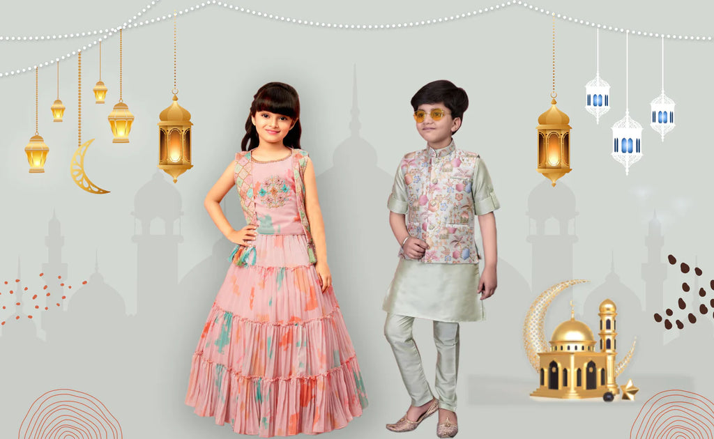 Beautiful and Stylish Eid Dresses for Children under 1500 Rupees in Pakistan