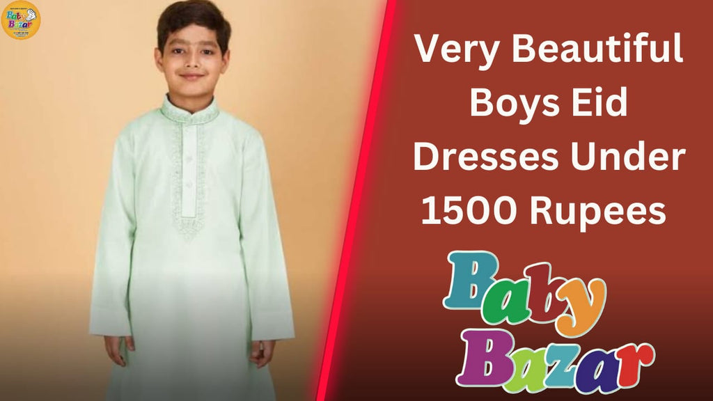Best Boys Eid Dress Design Under 1500 Rupees in Pakistan