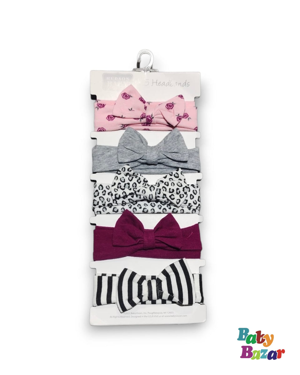 Headband Set In 5Pc For Baby Girl