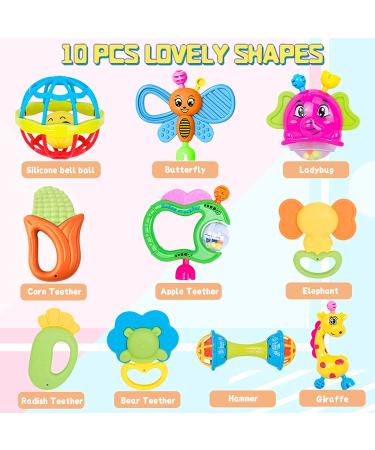 Developmental Baby Rattles Toy Set