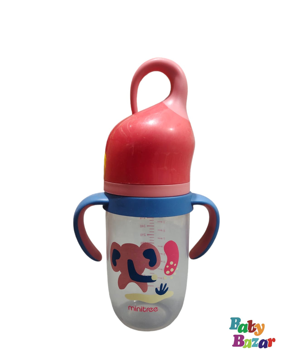 Feeder Of Minitree Brand Transparent  In Purple Color  For New Born Baby main image 0