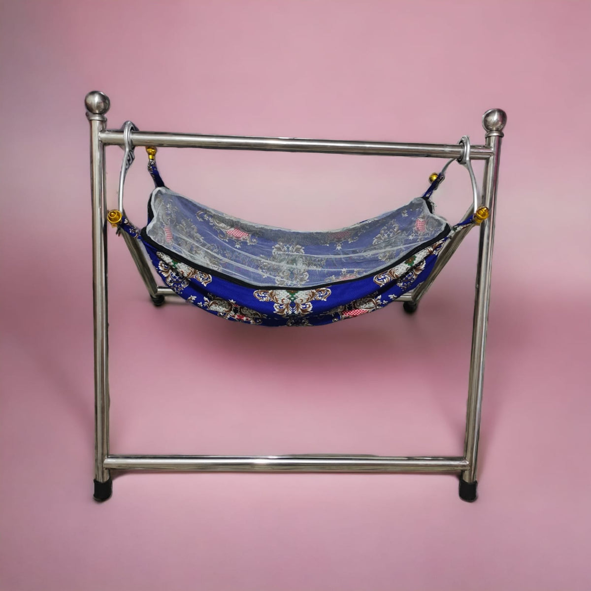 Baby Cradle Swing Unfoldable Of Pure Steel – Baby Bazar