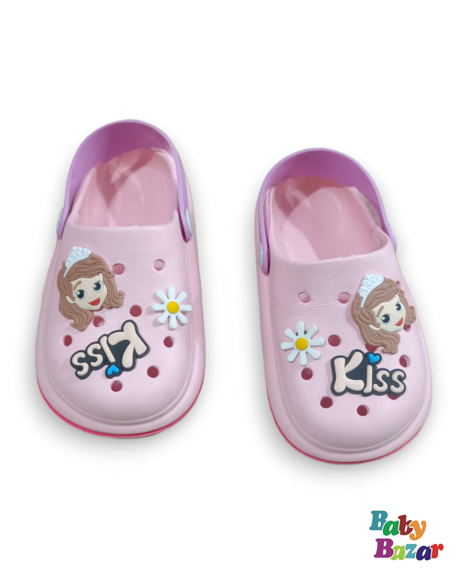 Baby Girl Slippers Sandal In Sweet Honey Design Pink Color Baby Bazar