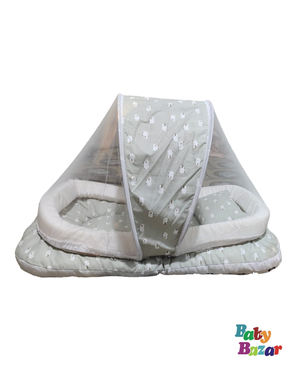 Baby Sleeping Bed With Mosquito Net and Pillows main image 0