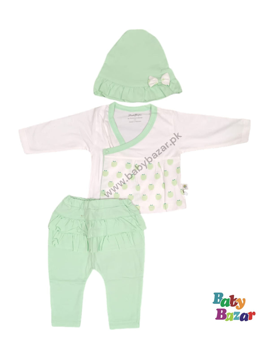 Newborn Baby Dress Blended Stuff In Cartoon style Blue Color main image 1
