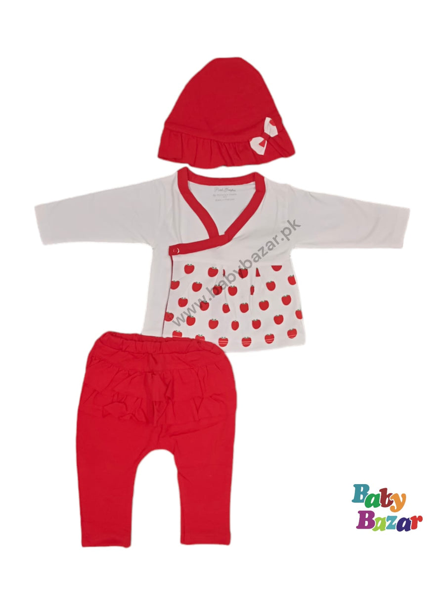 New Baby  Boy Dress in Blended Stuff  Orange Color main image 1