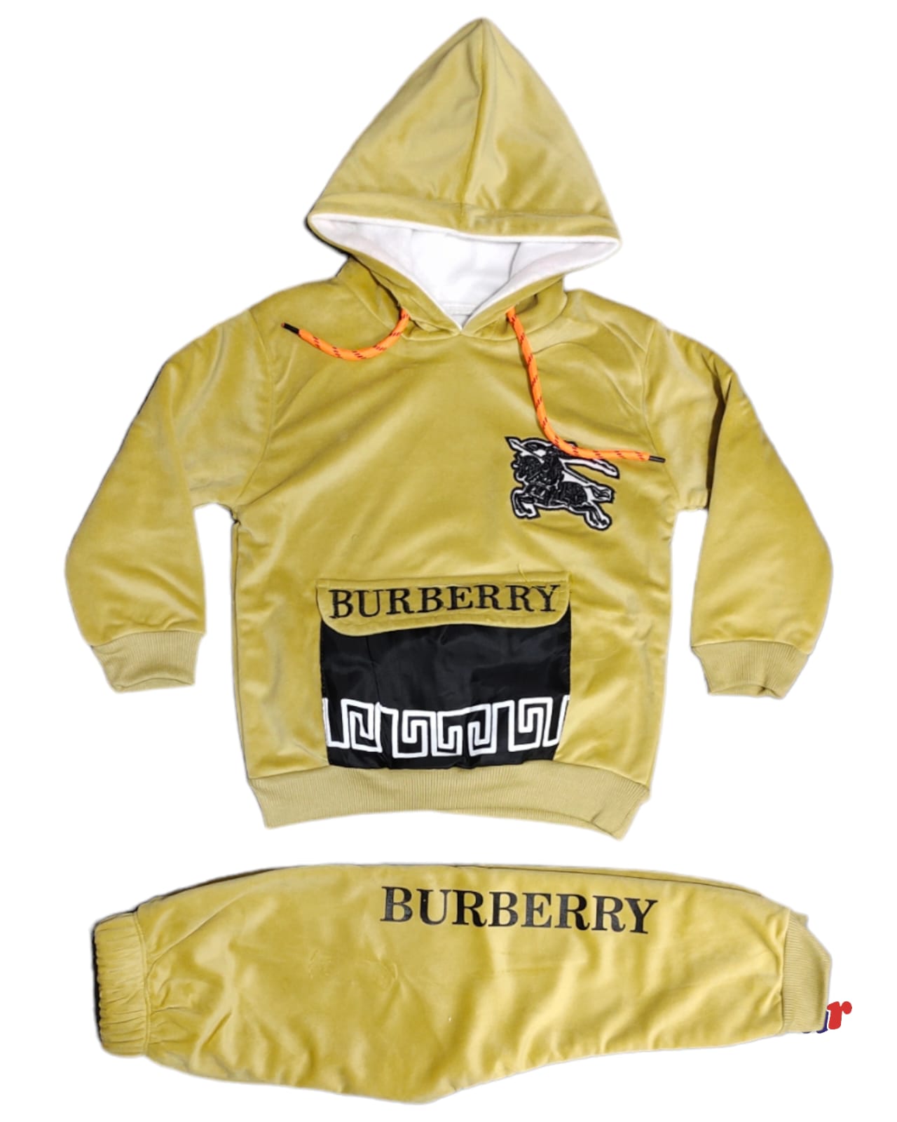 Burberry hoodie cheap kids yellow