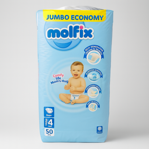 Molfix Diaper Jumbo Pack 54Pcs Maxi Size 4