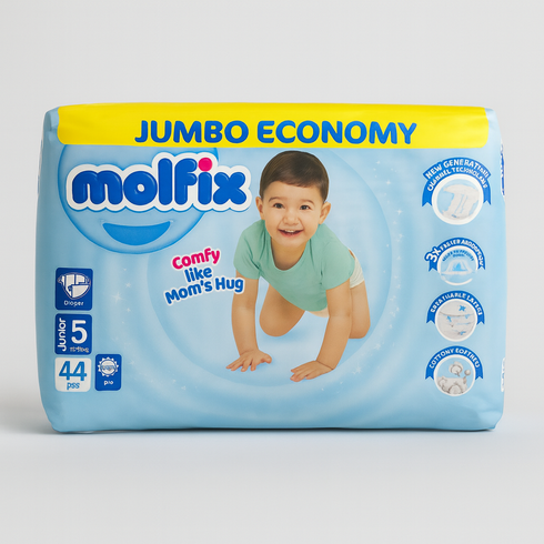 Molfix 3D Jumbo Pack Junior Size 5 44Pcs 11-18 Kg