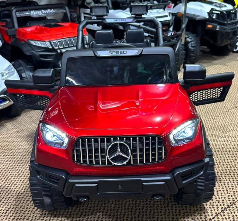 Double-Battery Electric Baby Jeep with LED Lights and Dual Motors