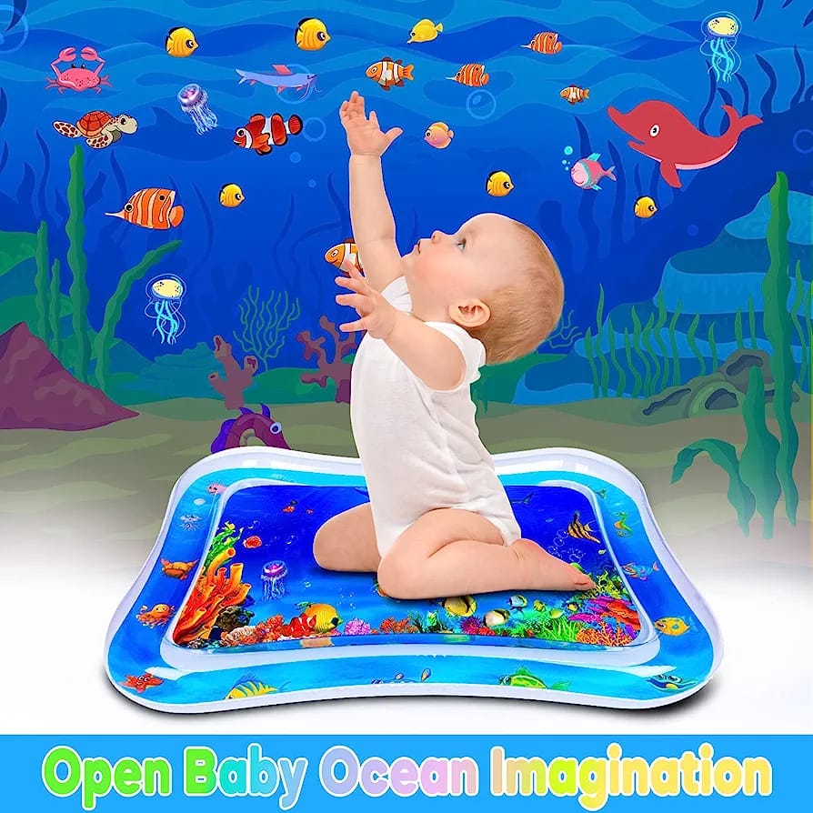 Infant Toys Tummy Time Water Mat Baby Activity Center, Water Mat for B