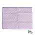 LilacBloom Waterproof Baby Changing Mat – Purple Daisy Print 28 × 23 inch | Foldable Travel Diaper Pad | Reusable Wipe-Clean Nursery Sheet