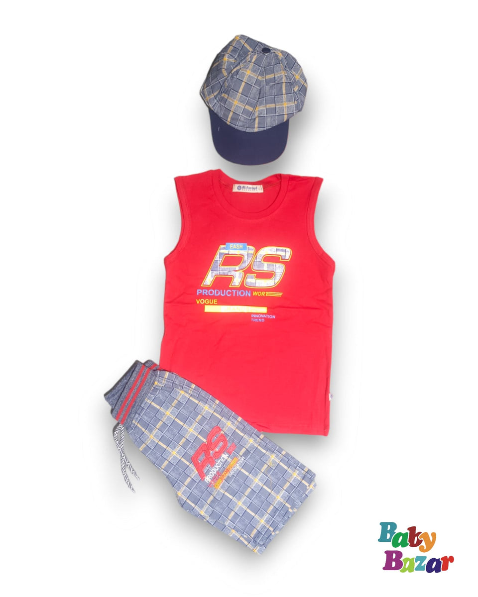 New Born Boy Dress Red Blue Yellow