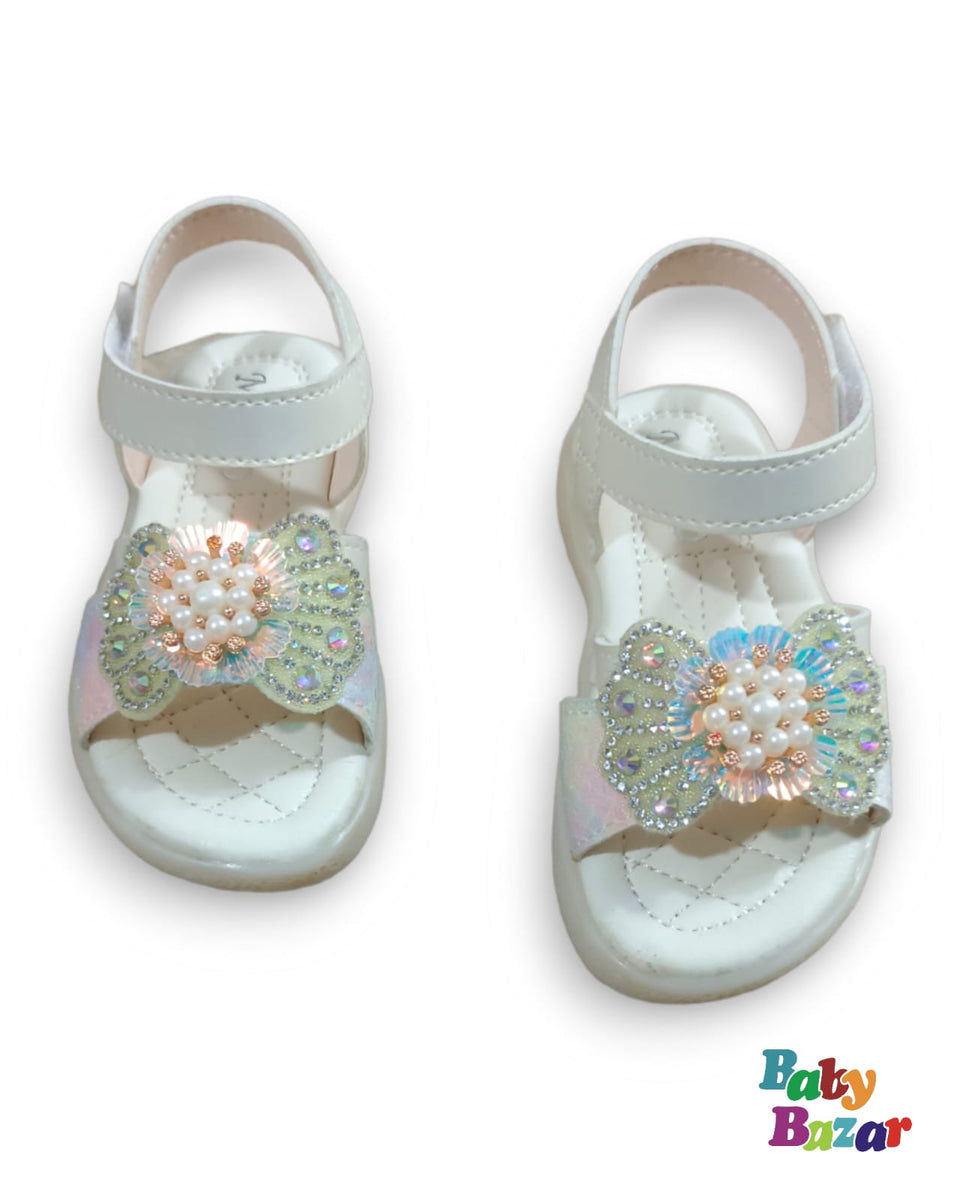 Golden Butterfly Summer Baby Sandals
