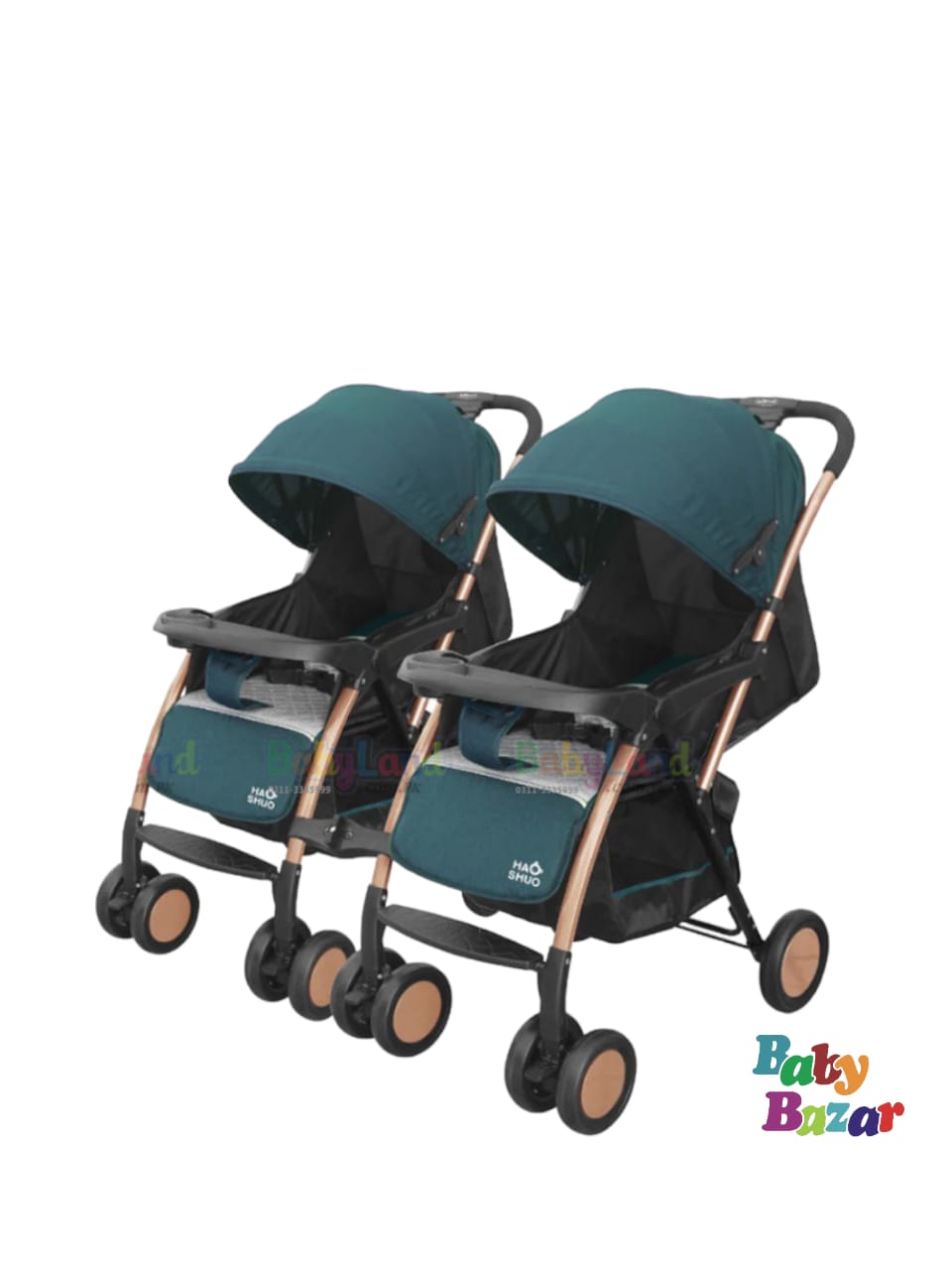 Twin stroller that sales can be separated