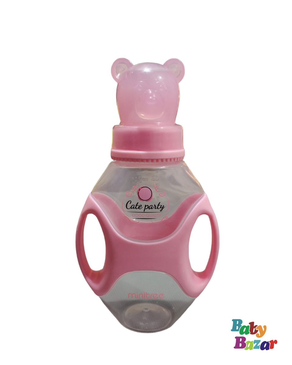 Transparent Feeder Of Minitree Brand For Baby With Rattle On Lid main image 0
