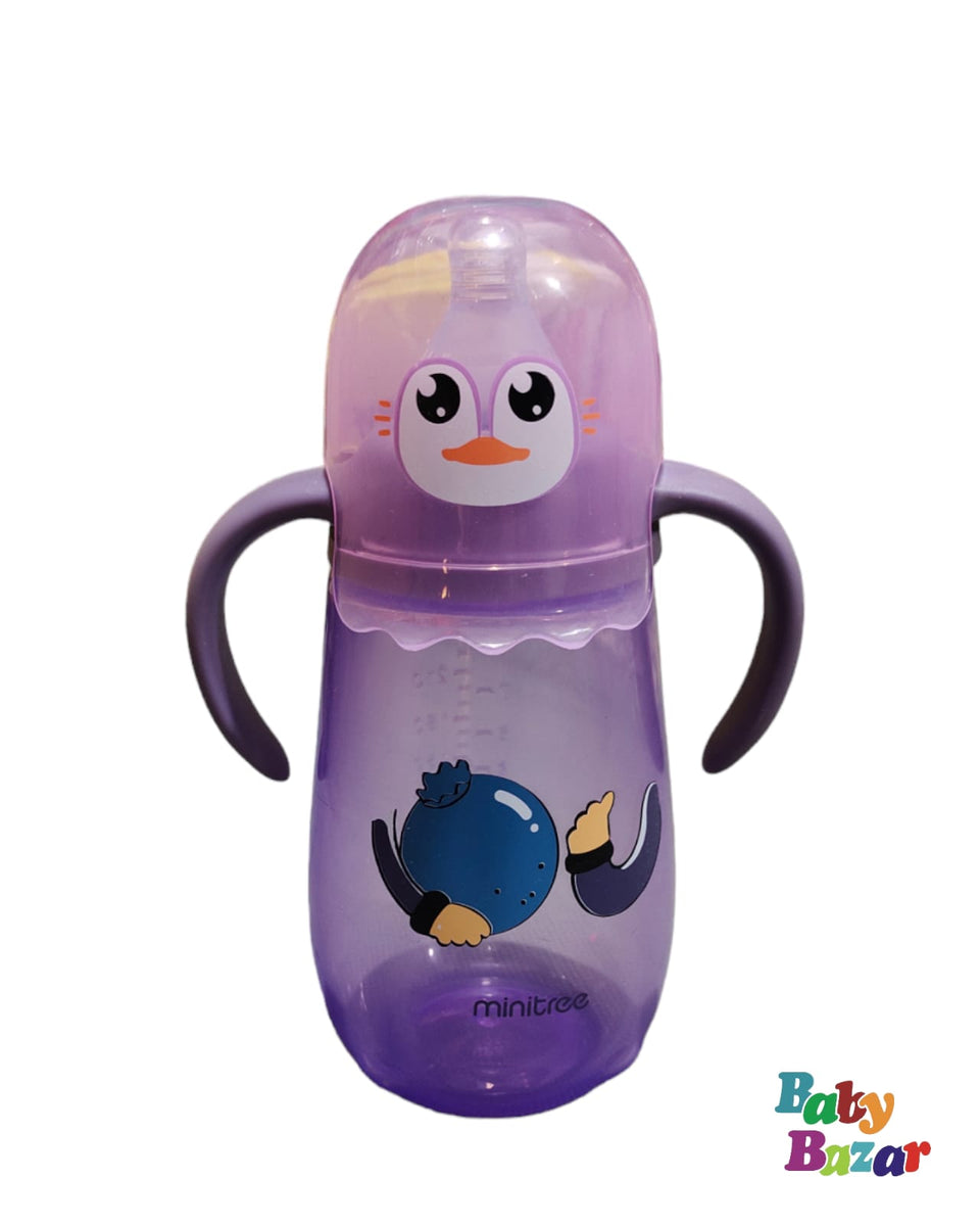 Feeder Of Minitree Brand In Purple Color For New Born Baby