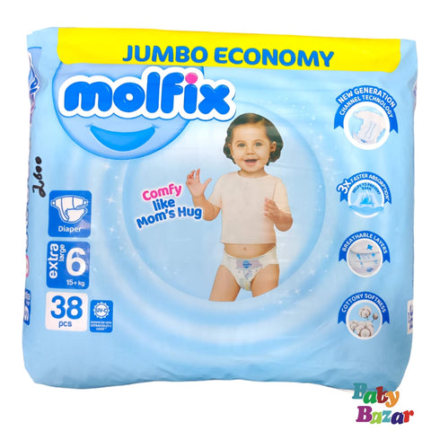 Molfix Pants Jumbo Pack Size 6 XLarge 38Pcs