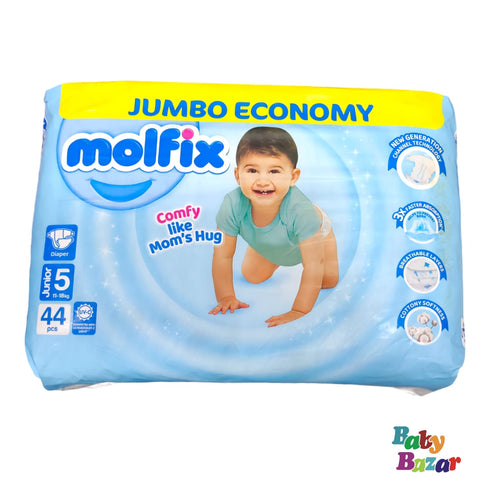Molfix 3D Jumbo Pack Junior Size 5 44Pcs 11-18 Kg