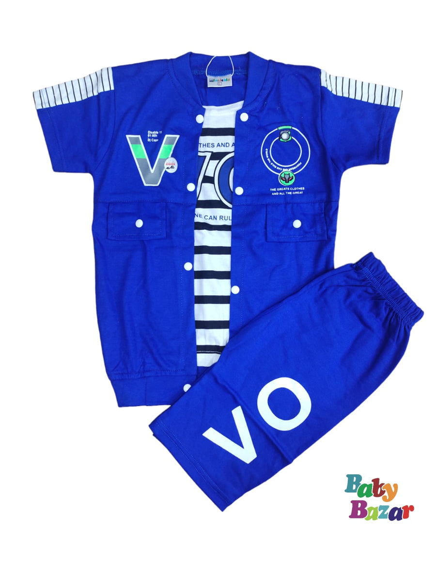 New Baby Dress In Summer Stuff For Baby Boy Green Colour main image 1