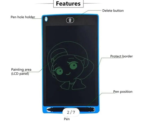Lcd Writing Tablet For Kids Lcd screen / Erasabal /Digital Drawing Pad/ Educational Learning Toy /12 Inch