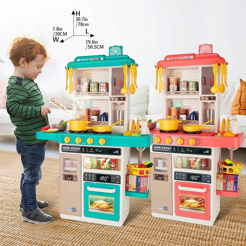 Kitchen Toys for Kids Kitchen Playset Toy 889-319 K42-B -Green