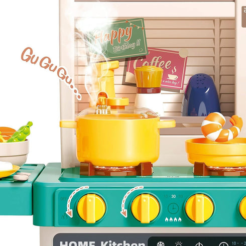 Kitchen Toys for Kids Kitchen Playset Toy 889-319 K42-B -Green