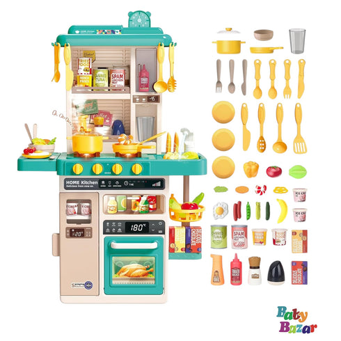 Kitchen Toys for Kids Kitchen Playset Toy 889-319 K42-B -Green