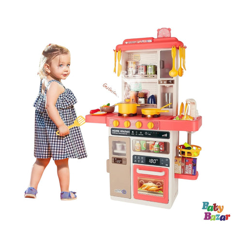Kitchen Toys for Kids Kitchen Playset Toy 889-319 K42-B -Pink