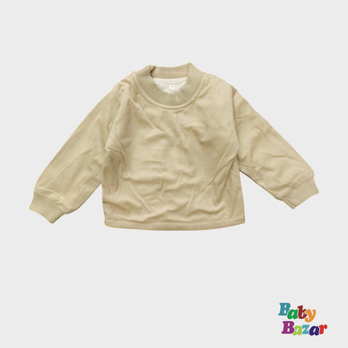 Warm Jacket Outwear Casual Fashion Winter Cotton Coat Long Sleeve Toddler Kids Clothes - Light Brown