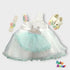 Elegant Mint & White Baby Girl Dress Set – Perfect for Special Occasions & Gift