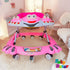 Mama Love Baby Walker Pink Car Design with Fun Face & Multi Directional Wheels