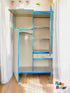 "6x4 ft Wooden Baby Cupboard with Wheels – Durable & Spacious Nursery Storage"