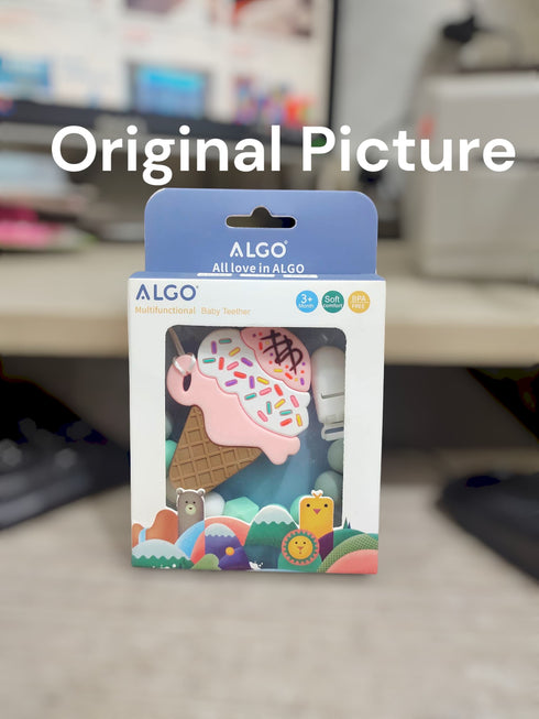 Ice Cream-Shaped Baby Teether by ALGO BPA Free