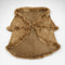 Girls Brown Faux Fur Winter Cape Shawl
