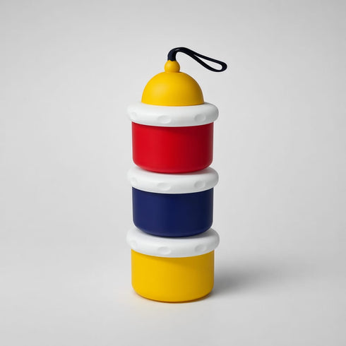 Stackable Baby Milk Powder & Snack Storage Container – Multicolor
