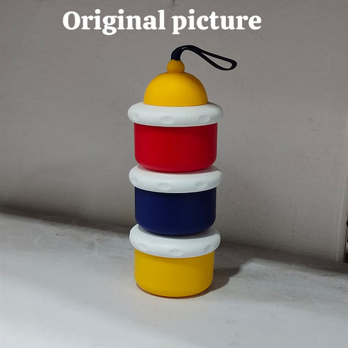 Stackable Baby Milk Powder & Snack Storage Container – Multicolor
