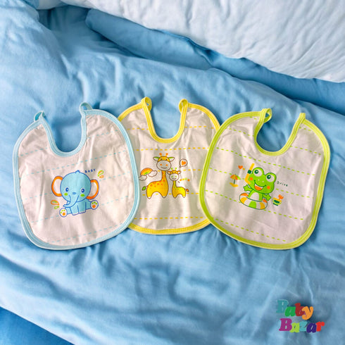 Adorable Animal Themed Baby Bib Set – Soft & Comfortable