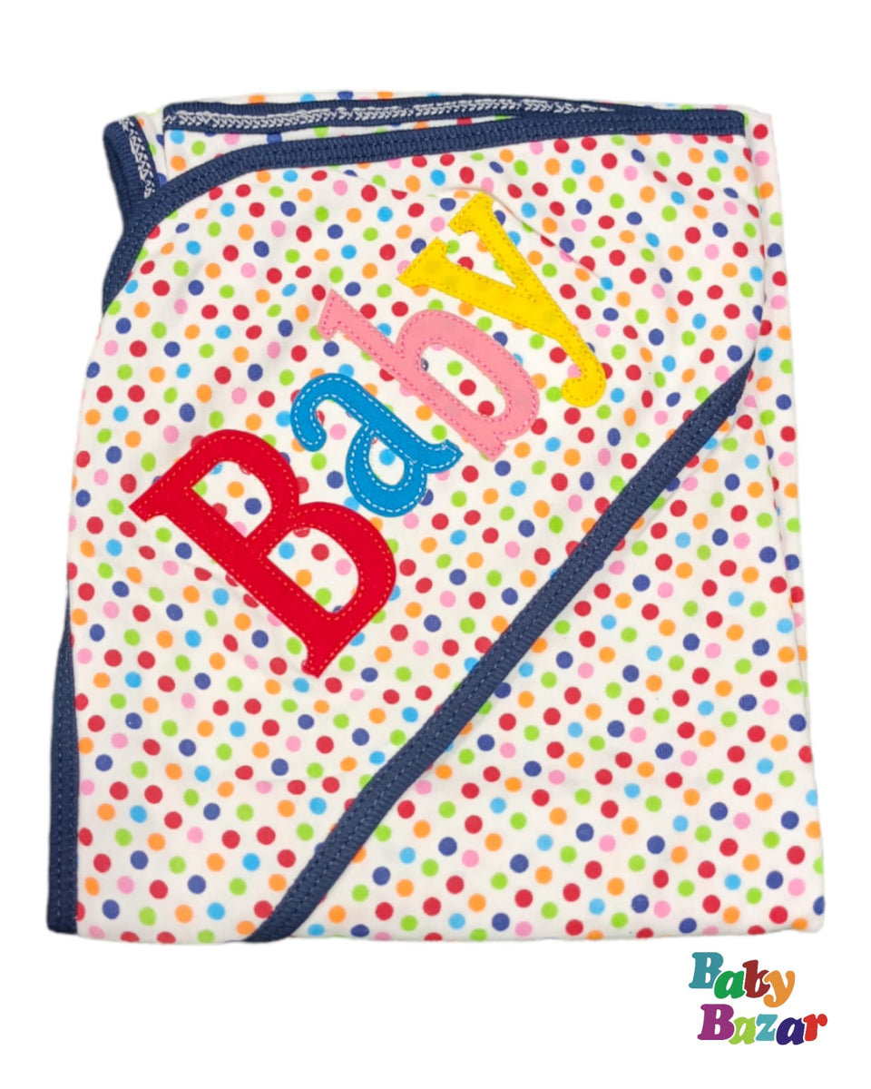 Rabbit Printed Wrapping Shawl / Summer Blanket For Newborn Baby main image 1