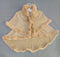 Cap Shawl Caftan For Baby Girl In Skin Color Round Neck Fur Design From 3 To 7 Years