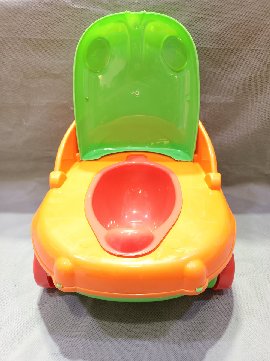 Kids Potty Seat Children Potty Tool With Four Tires Can Be Use As A Toy Car
