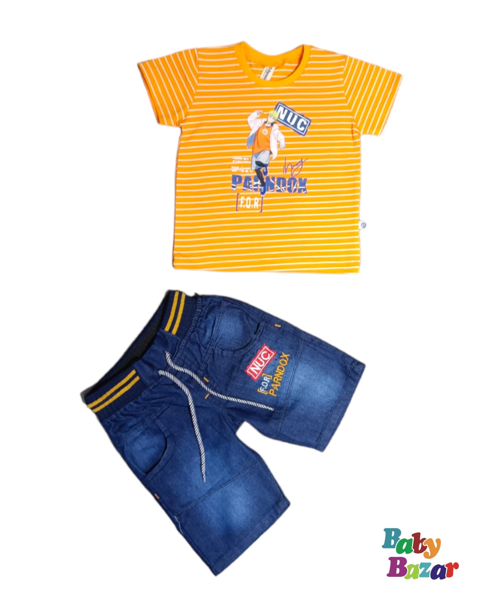 Baby  Boy Shorts In Blended Stuff #MJD887 main image 0