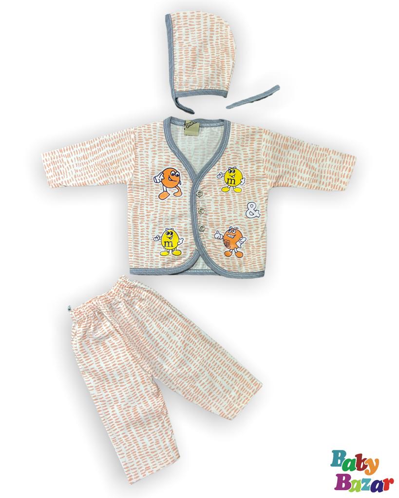 Baby Girl Pajama Suit In Black Color Blended