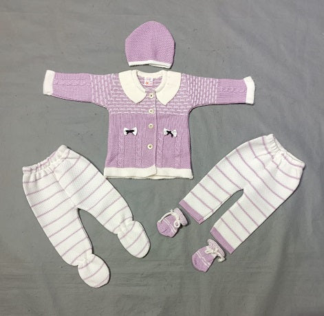 Dress For Newborn Baby Boy In Woolen Stuff Skin Color main image 1