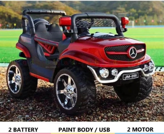 Chargeable Electric Car For Kids In Red Color With Music main image 1