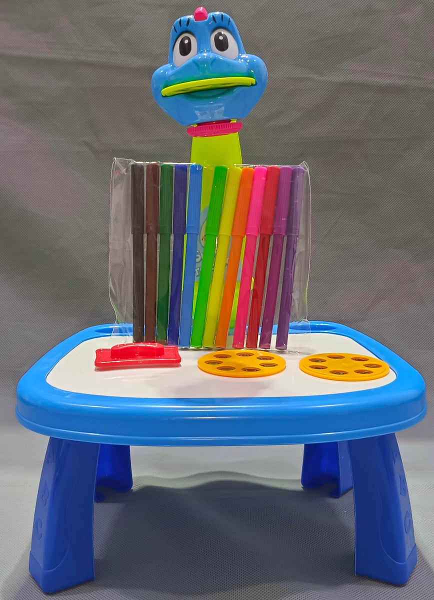 Projector Painting Board For Kids To Learn Paint Different Characters