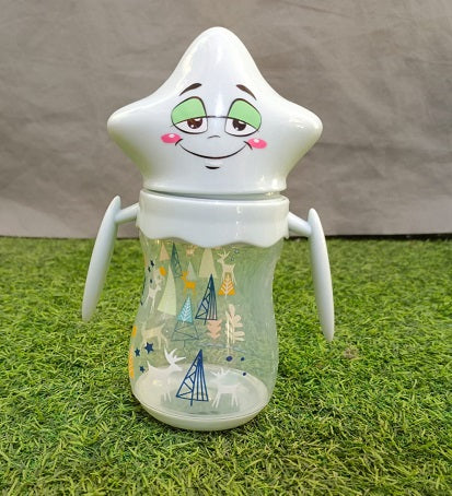 Transparent Feeder For Newborn Baby With Aqua Lid