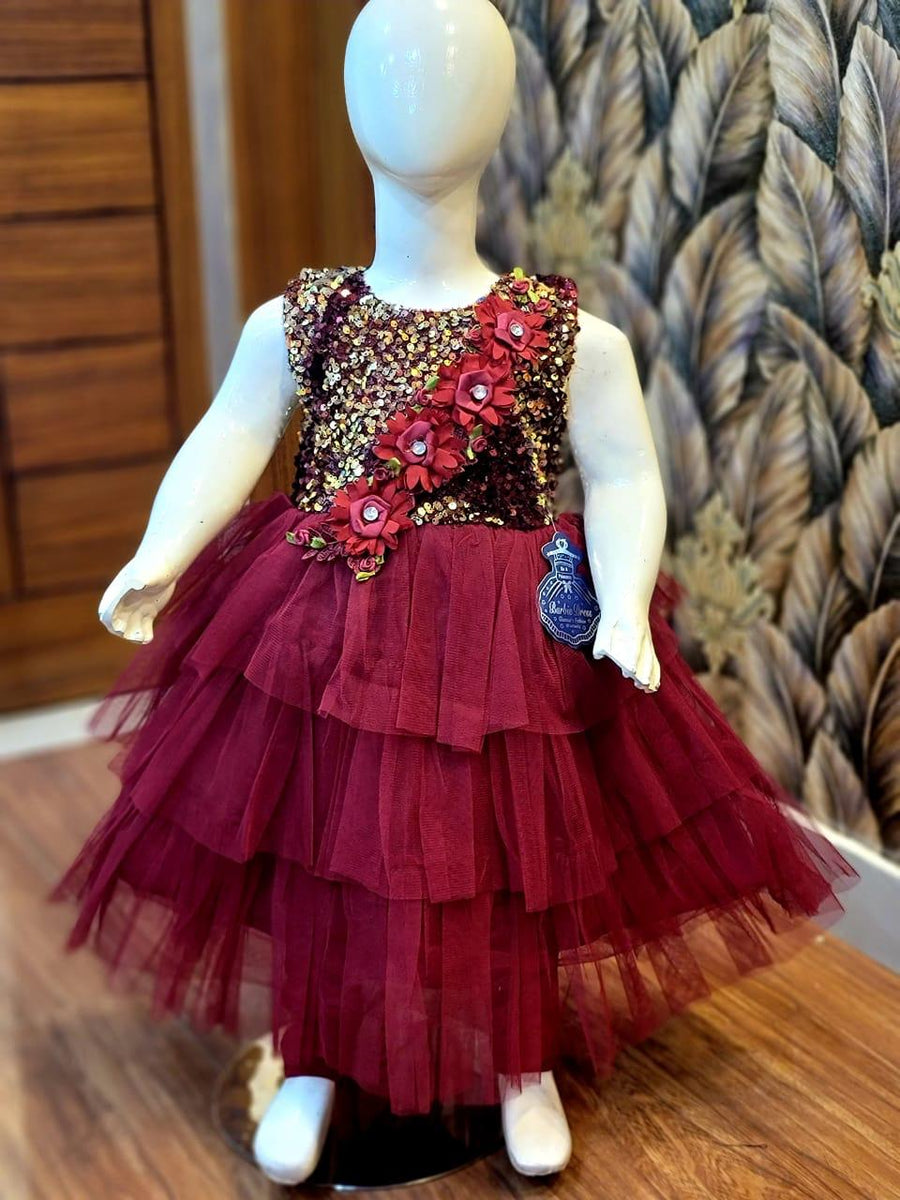 Net dress for baby on sale girl