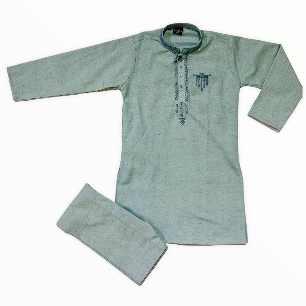 New Born Baby Boy Shalwar Kameez For Winter Mix  Stuff JKL680 main image 0